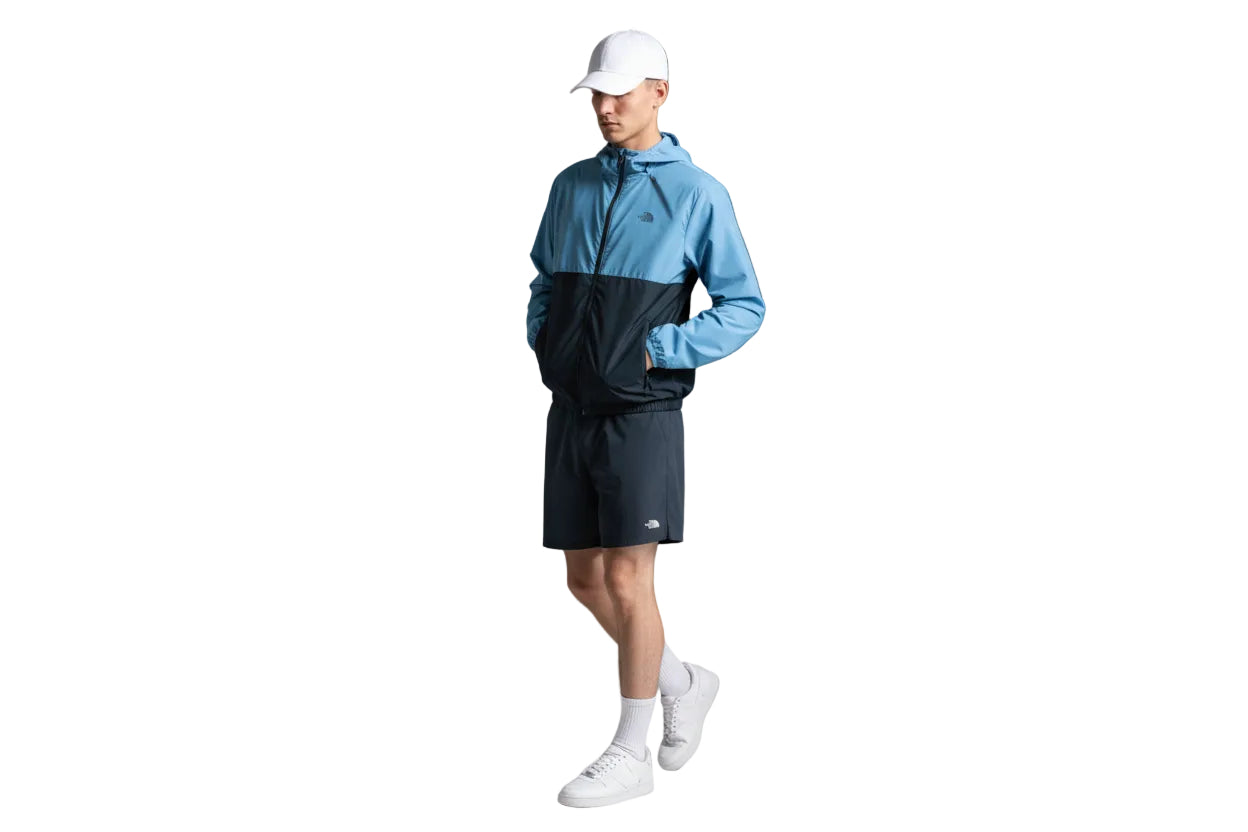 2XU Aero Hex Windbreaker Mens - Azure/Midnight