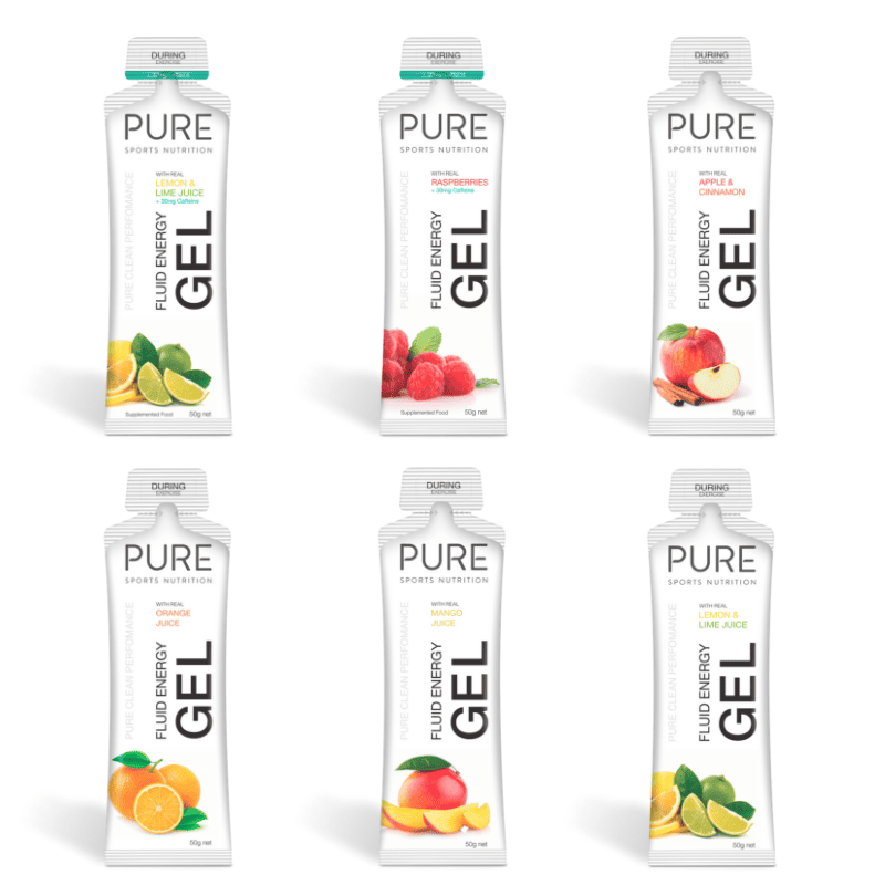 PURE Fluid Energy Gels 8-Pack Sample Box