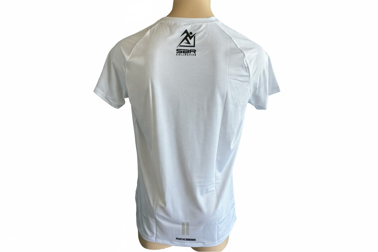 SBR Collective X Perene mens running t-shirt