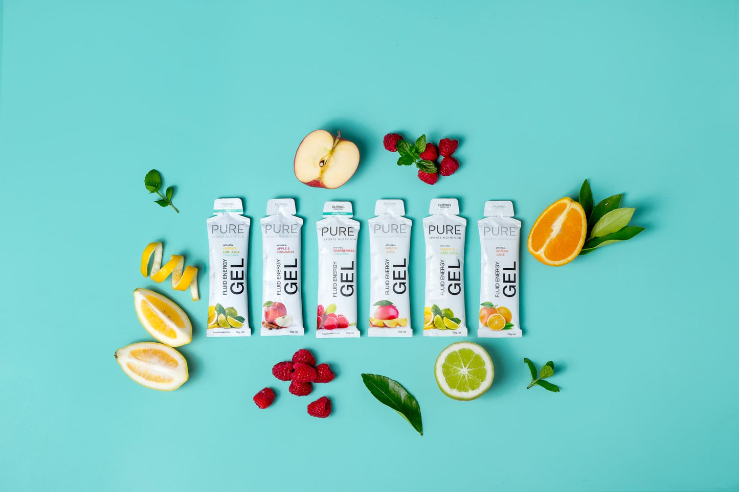 PURE Fluid Energy Gels 8-Pack Sample Box
