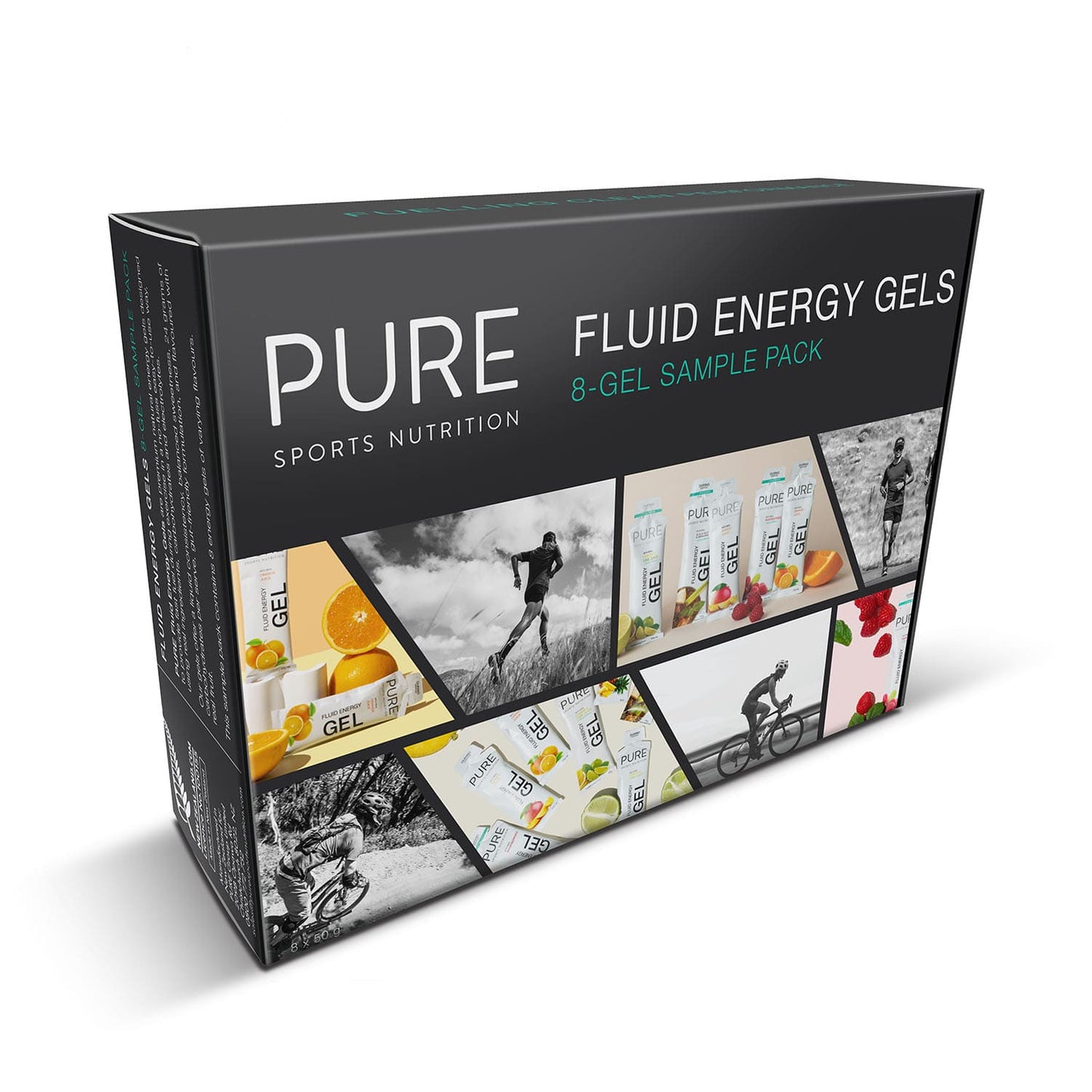 PURE Fluid Energy Gels 8-Pack Sample Box