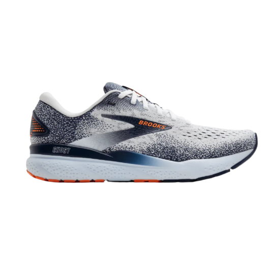 Brooks Ghost 16 - Mens - White / Orange
