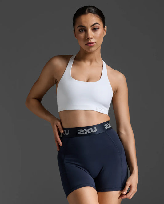 2xu Form Strappy Low Impact Bra - White