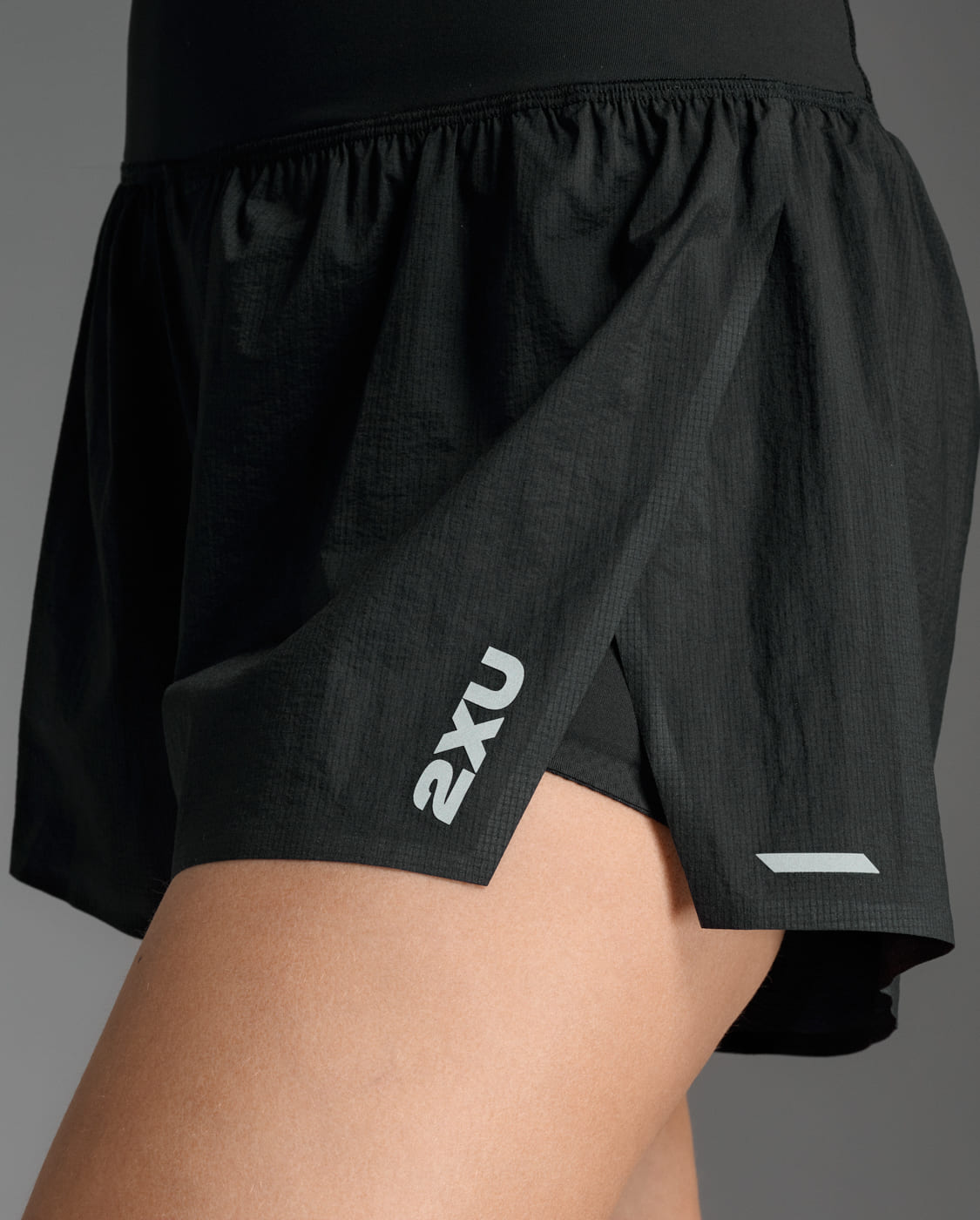 2xu Aero Hi-Rise 2-in-1 3 Inch Shorts Womens - Black / Silver Reflective