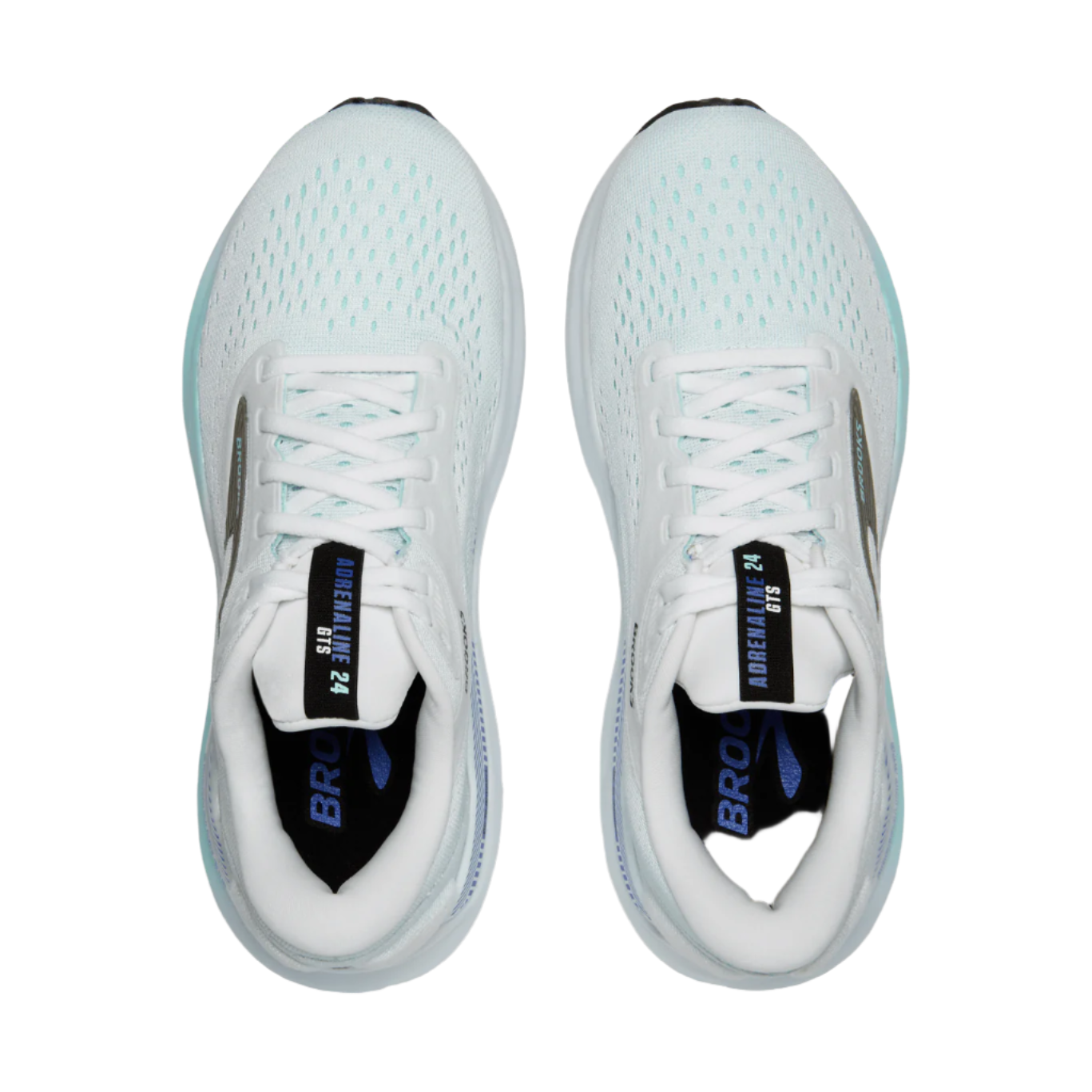 Brooks Adrenaline GTS 24 Womens White/Lightblue