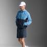 2XU Aero Hex Windbreaker Mens - Azure/Midnight