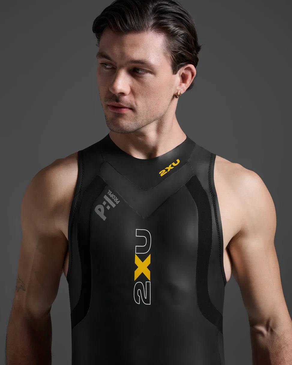 2xu Propel:1 Sleeveless Wetsuit Mens - Black  / Ambition