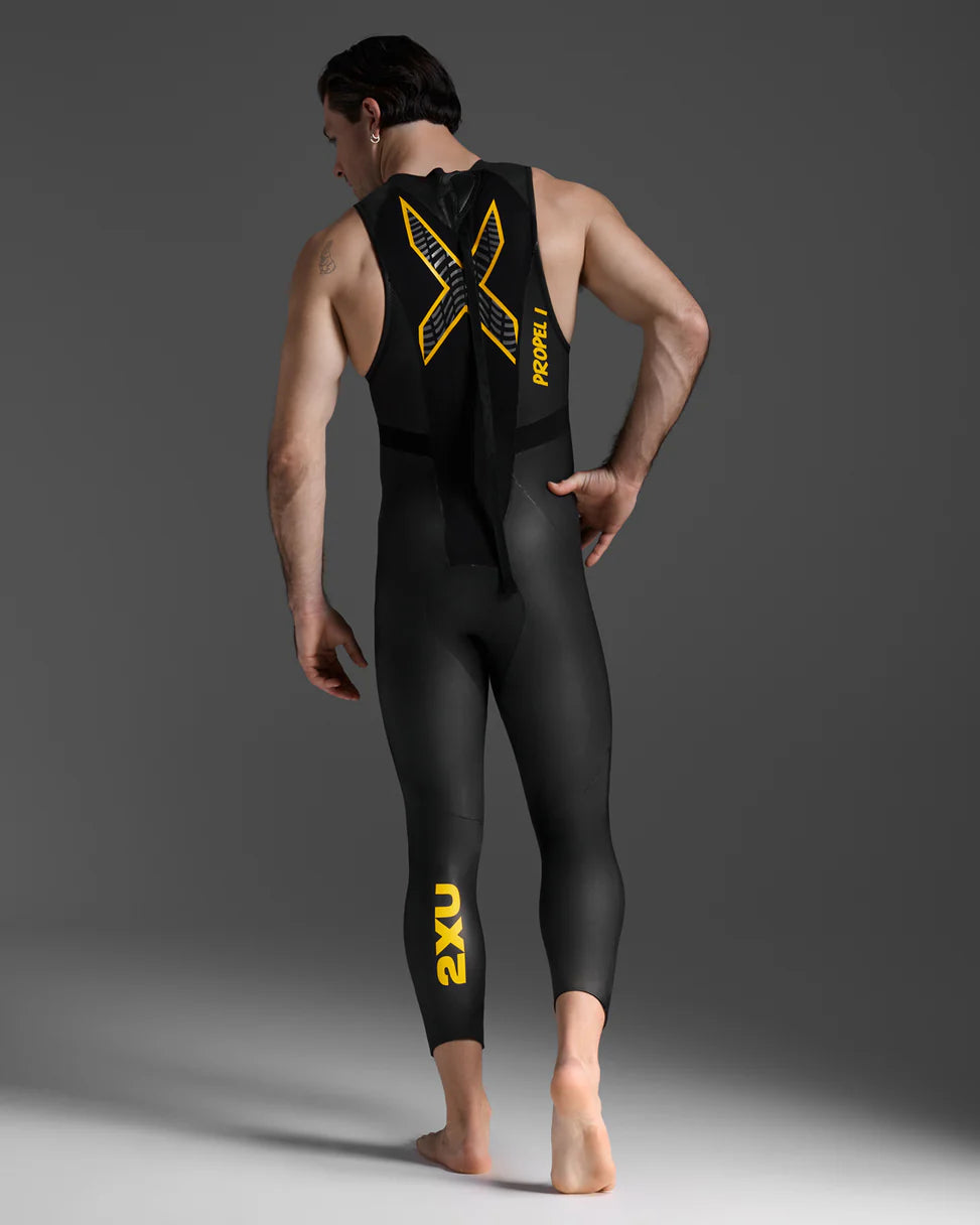 2xu Propel:1 Sleeveless Wetsuit Mens - Black  / Ambition