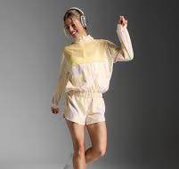 2XU Aero Sheer Windbreaker Women's - Pixel Lemon/ White Reflective