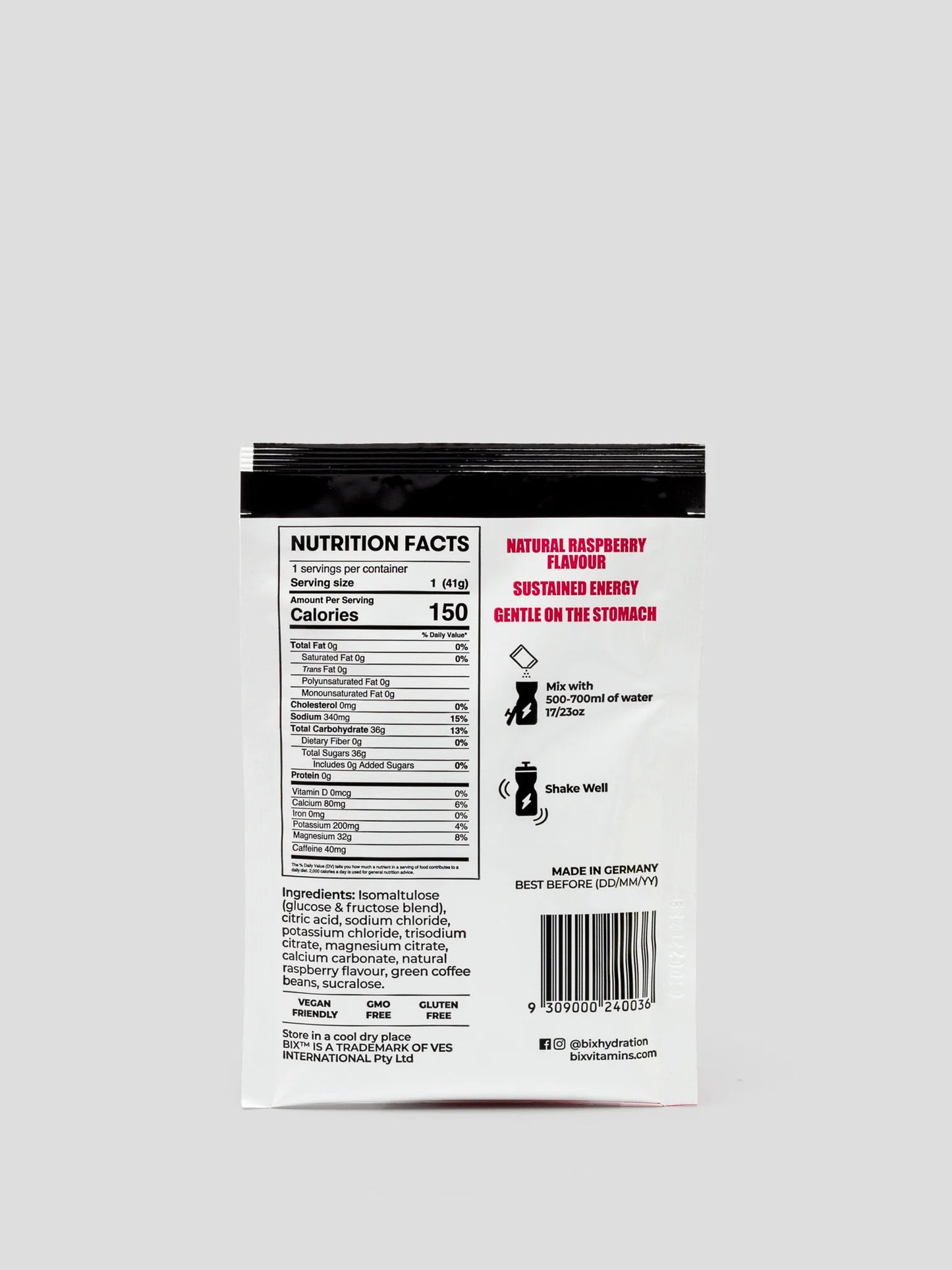 Bix Performance Fuel - High Carb Drink Mix