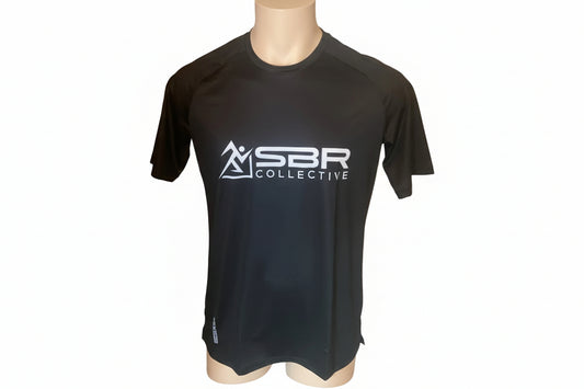 SBR Collective X Perene mens running t-shirt