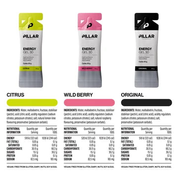 PILLAR Eneregy Gel 30