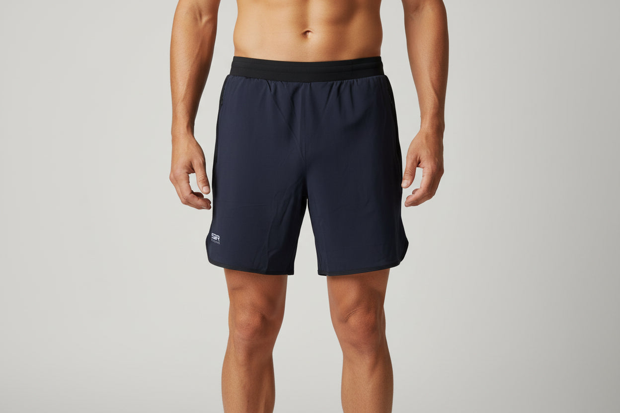 SBR Mens 2in1 Shorts - Black