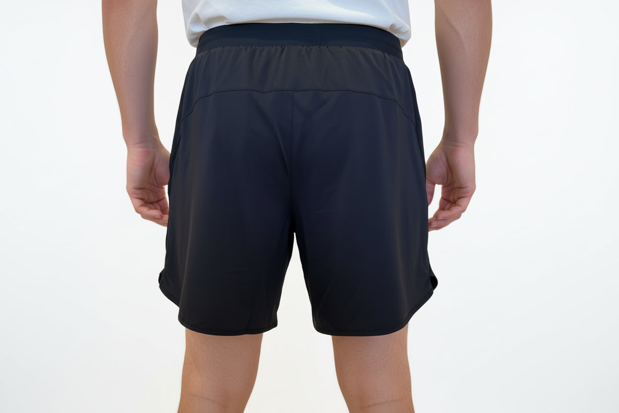 SBR Mens 2in1 Shorts - Black