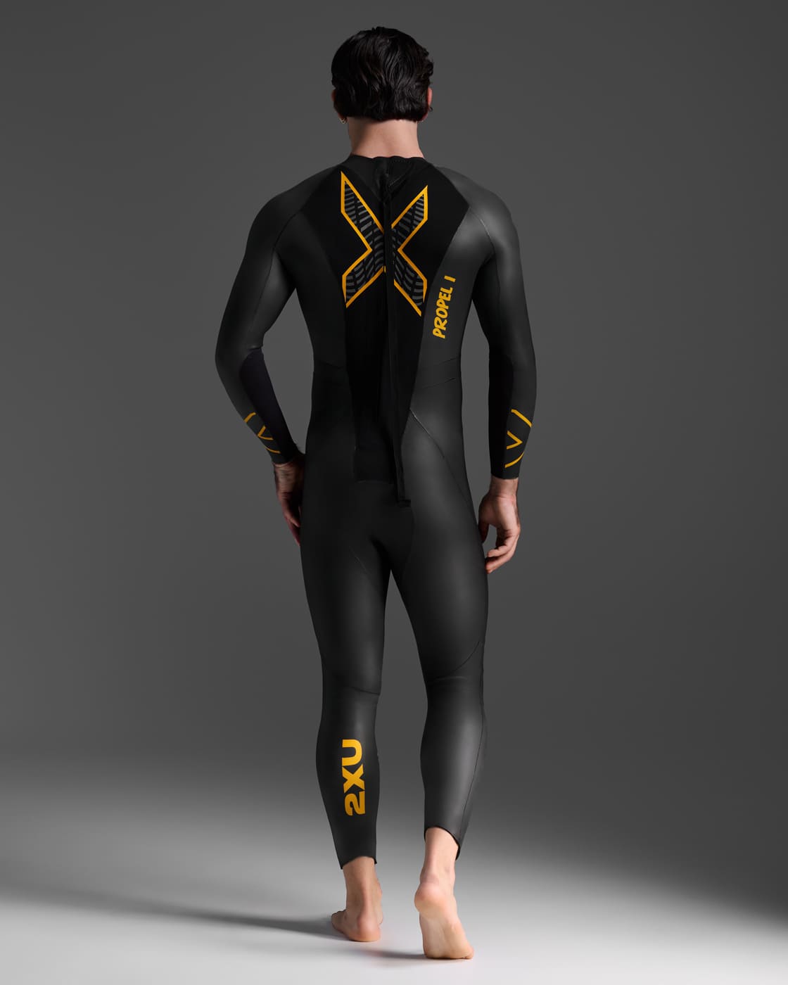 2xu Propel:1 Wetsuit Mens - Black / Ambition