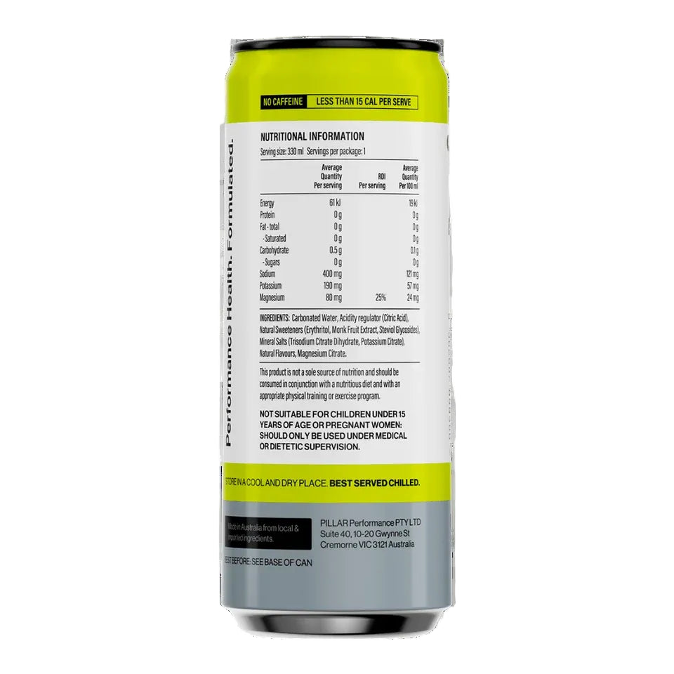 PILLAR Sparkling Electrolyte Hydration
