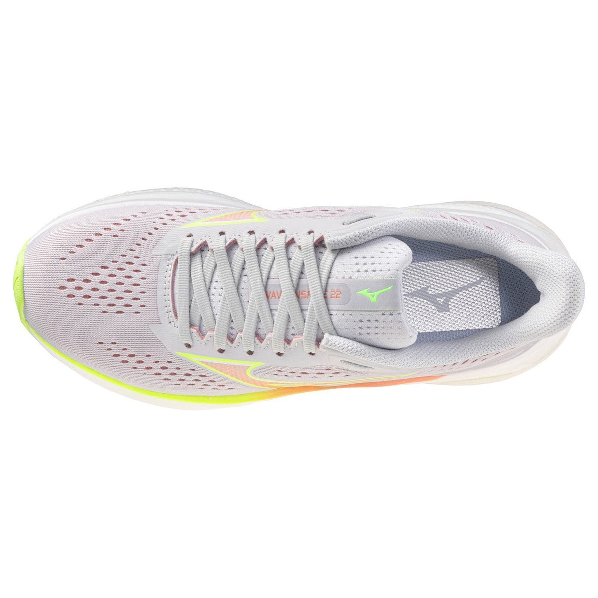 Mizuno Wave Inspire 22 Womens - Cloudscape / Desert Flower / Lime Pulp