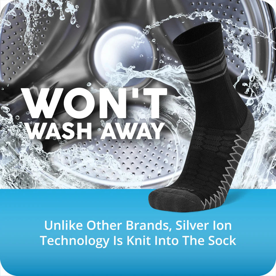Balega Silver Argent Mini Crew Sock