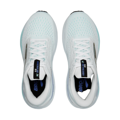 Brooks Adrenaline GTS 24 Womens White/Lightblue