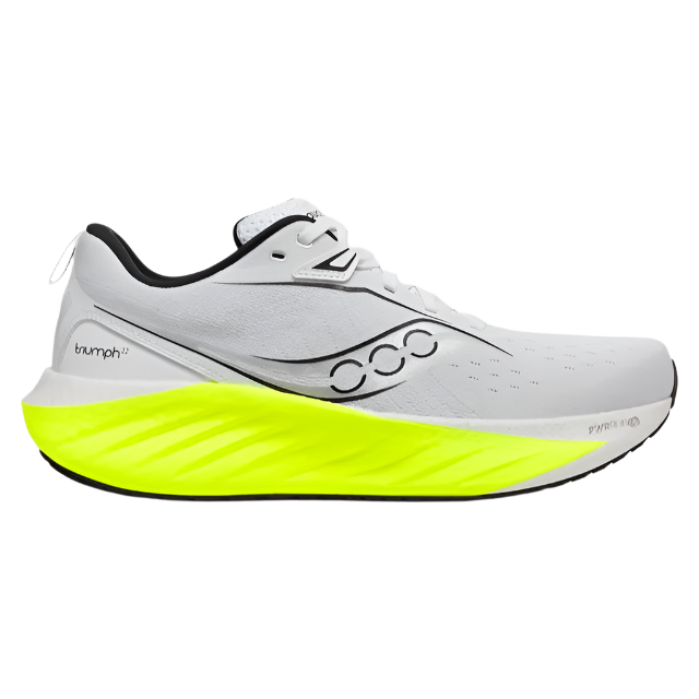 Saucony Triumph 22 Mens - White / Citron