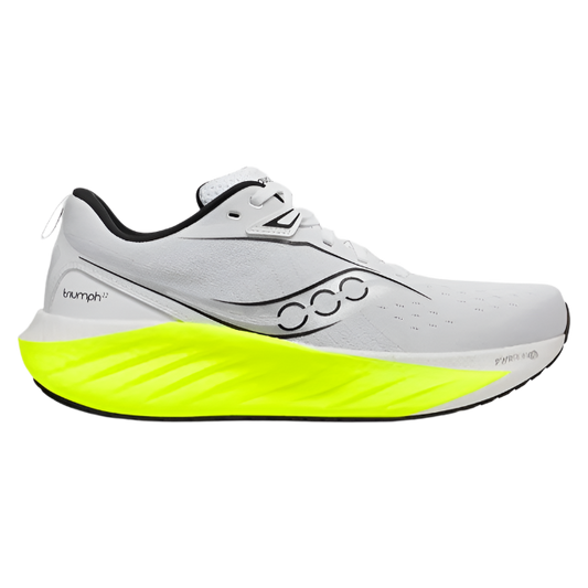Saucony Triumph 22 Mens - White / Citron