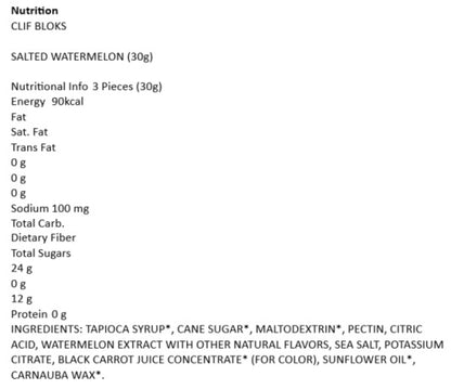 Clif Bloks Energy Chews